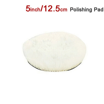 5 tk / komplekt 3/4/5 tolline poleerimiskomplekt poleerimislapp Autovahatamine käsnketas villane rataste poleerimispadjad auto värvihoolduse auto vidin