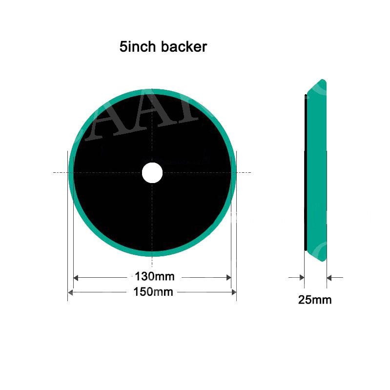 1 ΤΕΜ. 3"/5"/6" Γυάλισμα σφουγγαριού αυτοκινήτου Γυάλισμα μαξιλαριών & μαξιλαράκια γυαλίσματος για DA/RO/GA Στιλβωτή προσωρινής αποθήκευσης αυτοκινήτου τύπου F