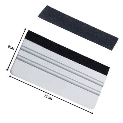 Film din fibră de carbon de 15 cm pentru ambalaj racletă din pâslă, autocolante de vinil, decalcomanii, aplicator de tapet, instrument de vopsire pentru ferestre, ștergător.