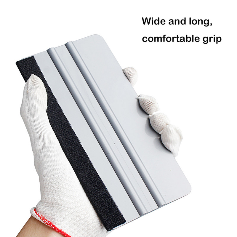 Film din fibră de carbon de 15 cm pentru ambalaj racletă din pâslă, autocolante de vinil, decalcomanii, aplicator de tapet, instrument de vopsire pentru ferestre, ștergător.