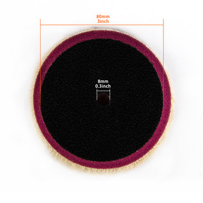 AUTO TIGER 3"/5"/6" ιντσών μεσαίο μαλλί στίλβωσης για λεπτομέρειες γυαλίσματος αυτοκινήτου