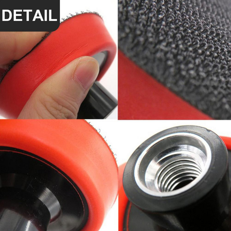 Disc de șlefuit electric Tavă cu roată de pinioane Mandrina de șlefuit Ventuză Disc de lustruit electric Instrument de șlefuit pentru vopsea de mașină