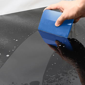 FOSHIO Soft Squeegee TPU PPF Scraper For Car Wrap Прозрачно защитно фолио Стикер от въглеродни влакна Инструмент за инсталиране на винилови стикери