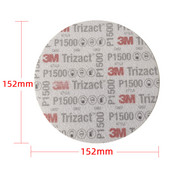 3M Trizact Clearcoat Disc 02088 Флокираща гъба Шкурка 6 инча Самозалепващ се гръб 1500 зърненост Суха водна шкурка