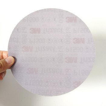 3M Trizact Clearcoat Disc 02088 Flocking Sponge Sandpaper 6 Inch Αυτοκόλλητο πίσω χαρτί λείανσης 1500 Grit Dry Water
