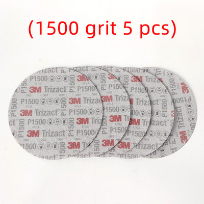 3M Trizact Clearcoat Disc 02088 Флокираща гъба Шкурка 6 инча Самозалепващ се гръб 1500 зърненост Суха водна шкурка