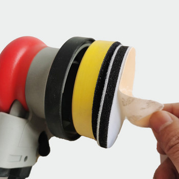50 бр. KOVAX 3-инчова мека шкурка 75 мм кръгла самозалепваща флокираща суха шлифовъчна хартия автомобилна боя финиш полиране