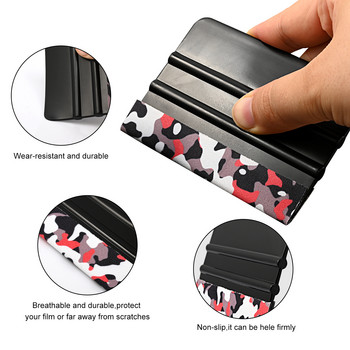 EHDIS Auto Styling Micro Fiber Felt Scraper for Window Glass Vinting Carbon Fiber Wrap Squeegee Clean Washing Accessories