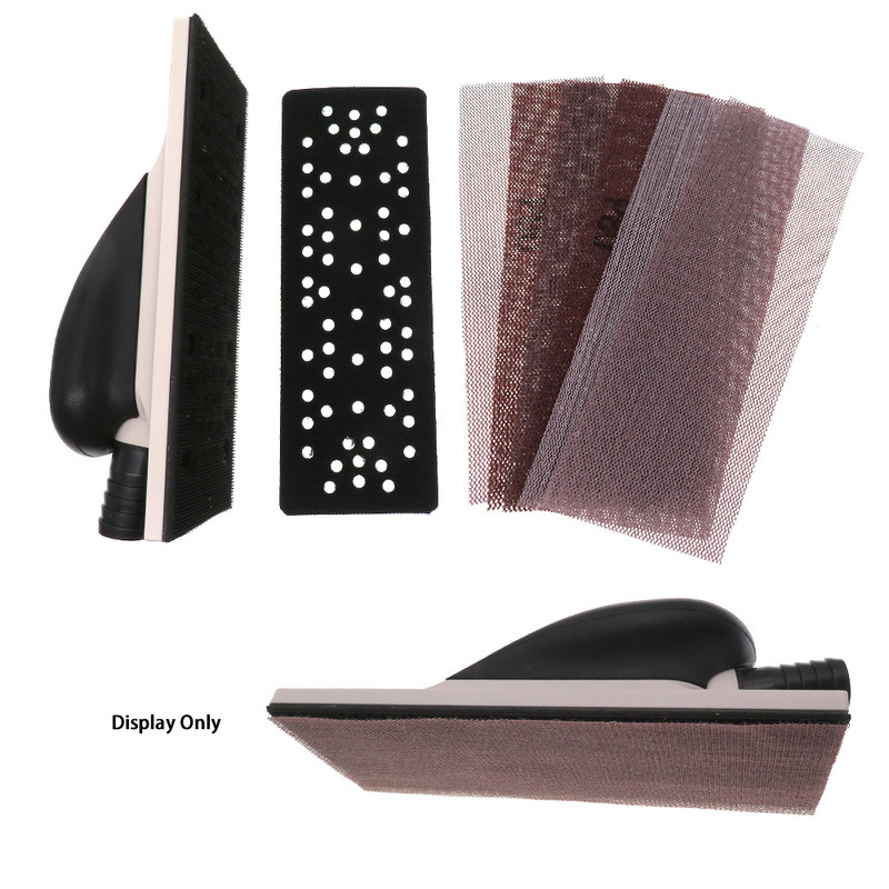 198*70 mm võrgusilmaga lihvimisketta liivapaber 80-600 karedusega konksu silmus tolmuvaba blokeerimisvastane auto värvimiseks metalli viimistlus poleerimine