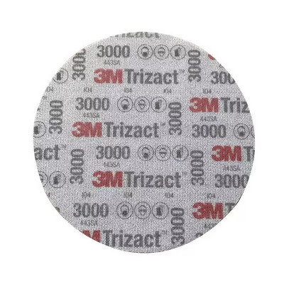 Hârtie abrazivă circulară Trizact de 3 m, 6 inci, granulație 3000, disc abraziv de șlefuit pentru automobile, 150 mm, chit, hârtie de șmirghel piramidală pentru șlefuirea mașinii