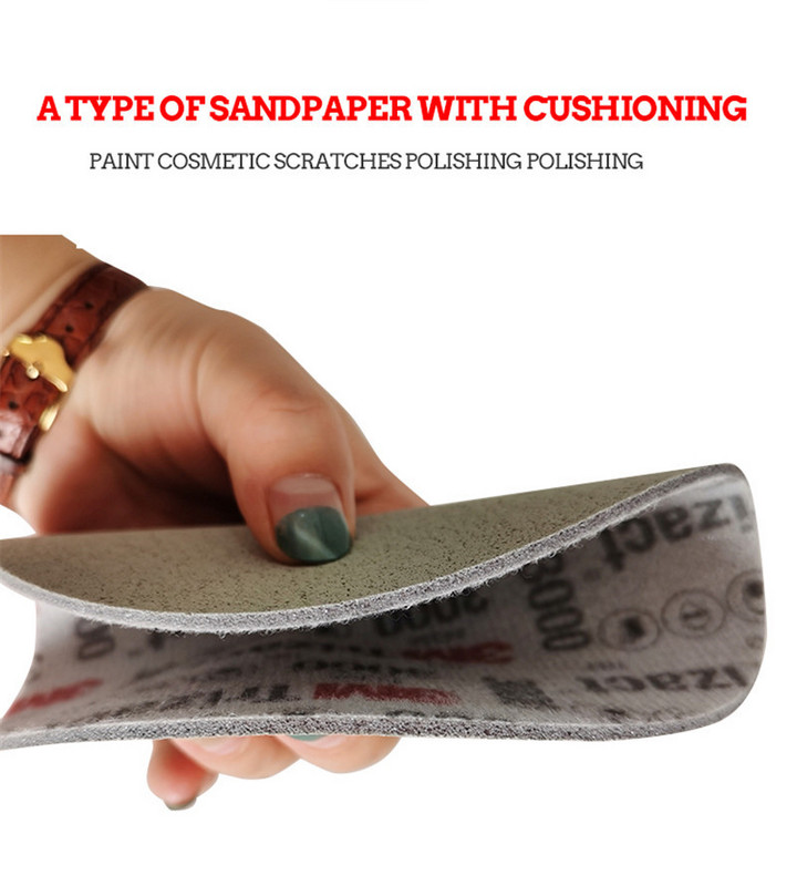 3 m Trizact 6-tolline ümmargune liivapaber, 3000 karedusega autode lihvimisketas 150 mm pahtelpüramiidliivapaber autode lihvimiseks