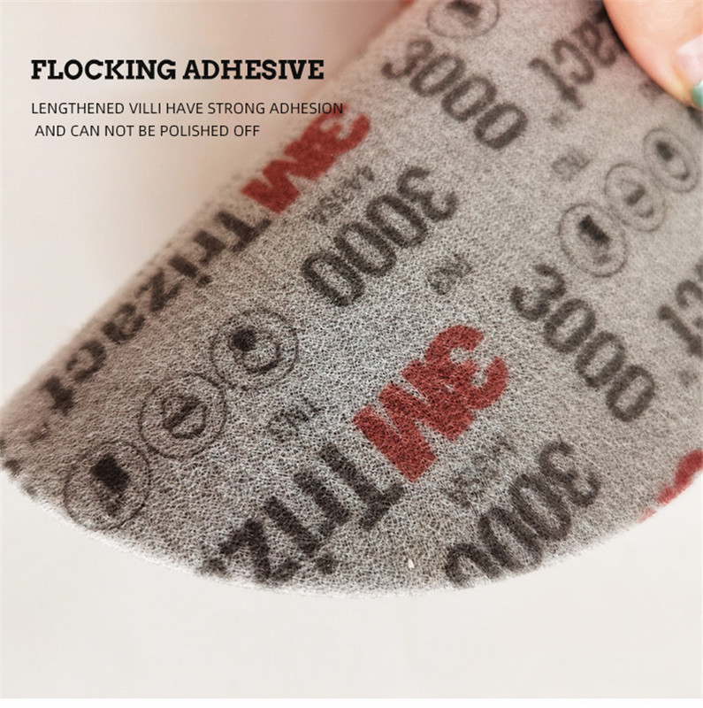 3 m Trizact 6-tolline ümmargune liivapaber, 3000 karedusega autode lihvimisketas 150 mm pahtelpüramiidliivapaber autode lihvimiseks