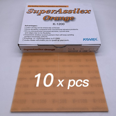 10 tk ülipeene kilega lihvketas Pehme veekindel liivapaber 600–3000 teradega märja/kuiva autovärvi lihvimiseks