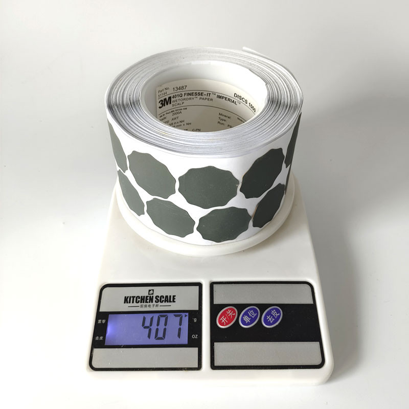 3M 401q Hârtie abrazivă rotundă autoadeziva 35 mm Model 13487 Hardware auto Hârtie abrazivă pentru lustruire Granulație 2000 o cutie de 1000 buc.