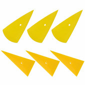 EHDIS 3/6/9 buc. Film pentru ferestre Nuanțare racletă Spatulă Fibră de carbon Vinil Wrap Galben Plastic Răzuitoare Auto Detalii Autocolant Instrumente Kit