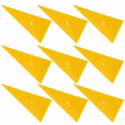 EHDIS 3/6/9 buc. Film pentru ferestre Nuanțare racletă Spatulă Fibră de carbon Vinil Wrap Galben Plastic Răzuitoare Auto Detalii Autocolant Instrumente Kit