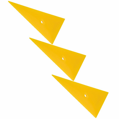 EHDIS 3/6/9 buc. Film pentru ferestre Nuanțare racletă Spatulă Fibră de carbon Vinil Wrap Galben Plastic Răzuitoare Auto Detalii Autocolant Instrumente Kit