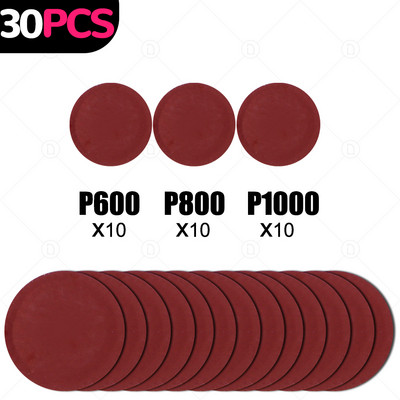 3-tolline ümmargune liivapaber lihvimiskettad liivapaber veskile auto poleerimiseks Lihvija poleerimisalused 800/1500/2000/3000/5000