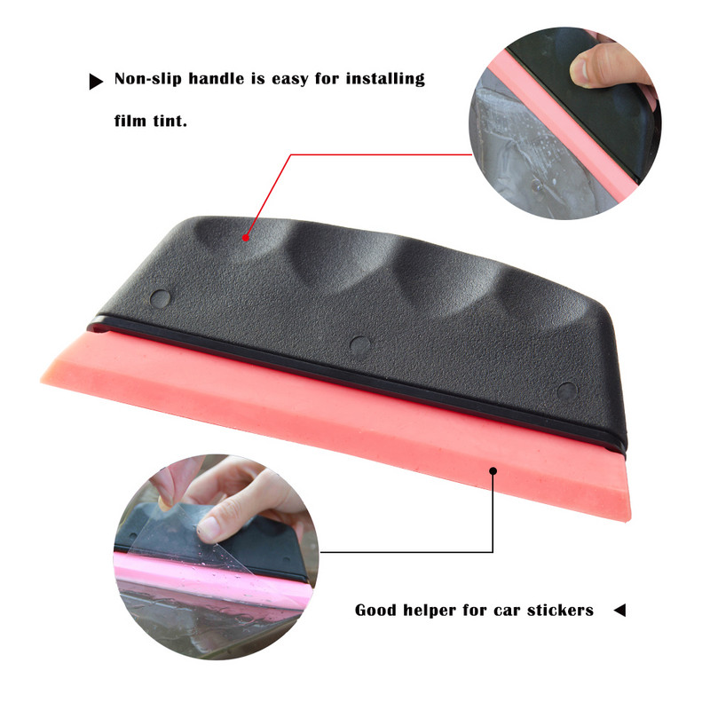 Ξύστρα από καουτσούκ Water Blade Vinting Window PPF Squeegee μεμβράνη από ανθρακονήματα Ξύστρα περιτυλίγματος βινυλίου για εργαλεία καθαρισμού τζαμιών αυτοκινήτου