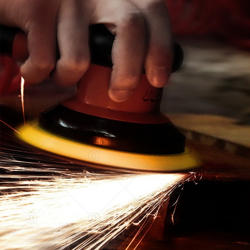 Okrugli brusni papir od 5 inča, 30 kom., brusni disk s 8 rupa, metalni automobilski drveni kotači za restauraciju komplet za poliranje 60#-5000# brusni list