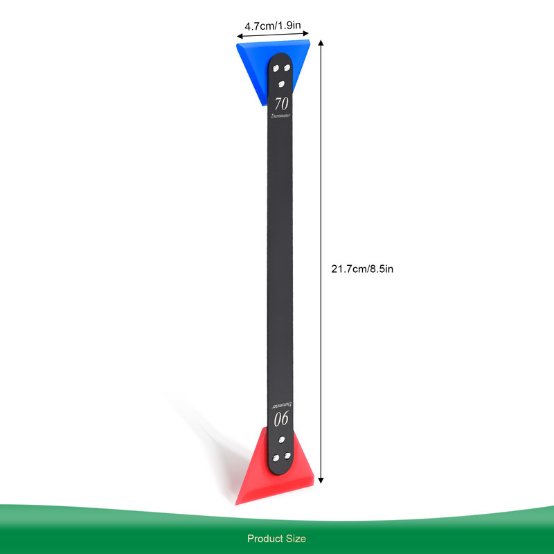FOSHIO Racletă din cauciuc cu dublu cap, metal, mâner lung, ștergător de apă pentru curățarea parbrizului, racletă de gheață, instrument de film pentru nuanțare geamuri auto
