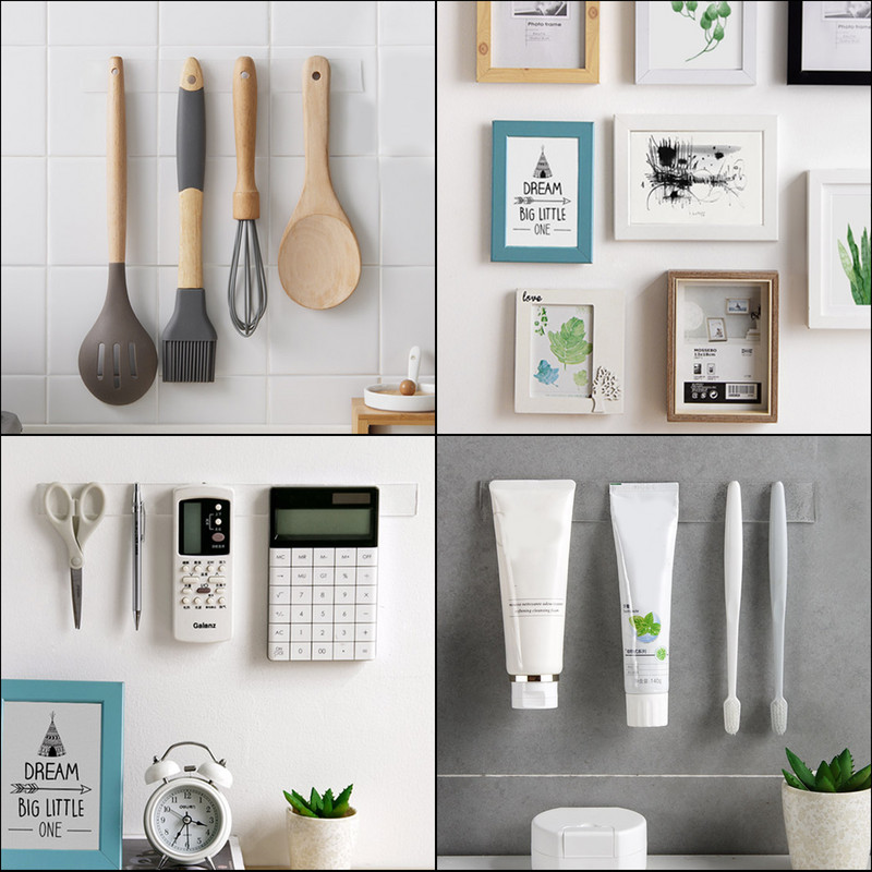 3 metri nano bandă dublă transparentă fără urme, reutilizabilă, adeziv rezistent la apă, autocolant de perete puternic pentru mașină, baie, bucătărie