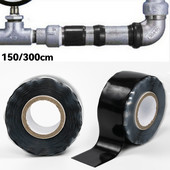 Електротехник Силиконова самозалепваща лента под високо налягане Водоустойчива производителност Ремонтна лента Спасителна самозатопяща се тел Маркуч Филм Инструмент