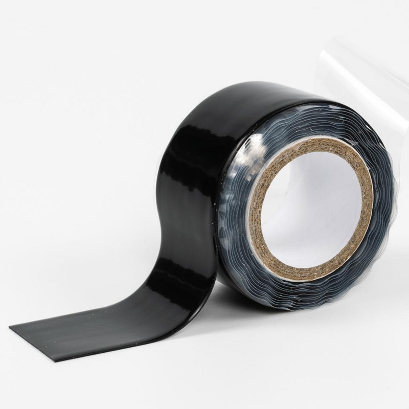Електротехник Силиконова самозалепваща лента под високо налягане Водоустойчива производителност Ремонтна лента Спасителна самозатопяща се тел Маркуч Филм Инструмент