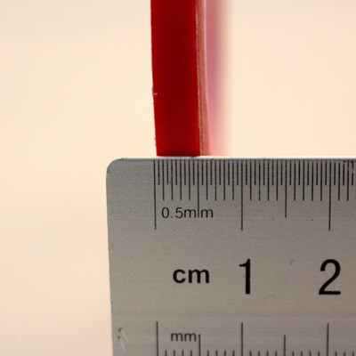 5/10/15/20mm Bandă cu două fețe din silicon roșu, transparent, fără urme, autocolante adezive pentru stilul mașinii, acasă, perete, ecran LCD, telefon