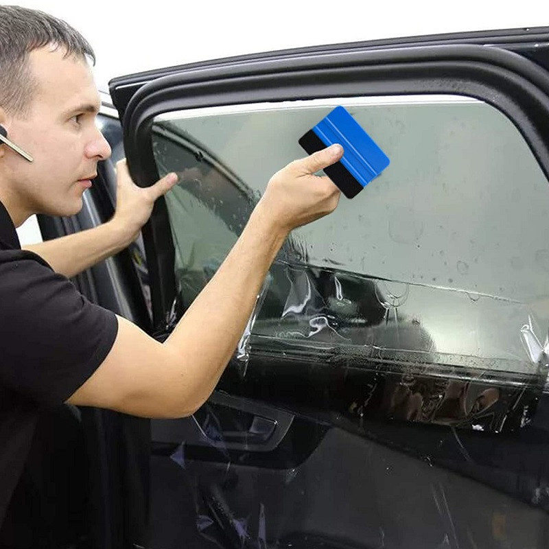 1 τεμ. Ξύστρα αυτοκινήτου Auto Styling Ταινία βινυλίου Felt Scraper Εργαλείο από ανθρακονήματα Παράθυρο Deicer Cleaner Περιτύλιγμα Αυτοκόλλητο Αυτοκόλλητο Αυτοκόλλητο Αξεσουάρ