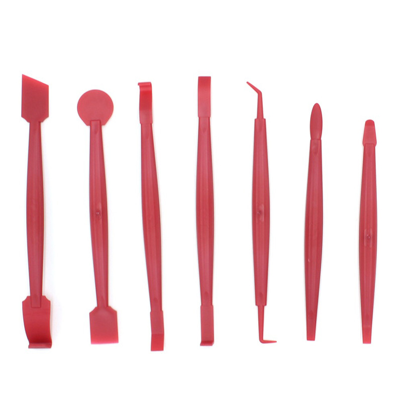 7 tk autode kujundamise auto kaabitsa kaabitsa tööriist kile pakkimise vinüülakna jääeemaldaja puhastamiseks pesuvahe kaabitsa tööriista autotarvikud