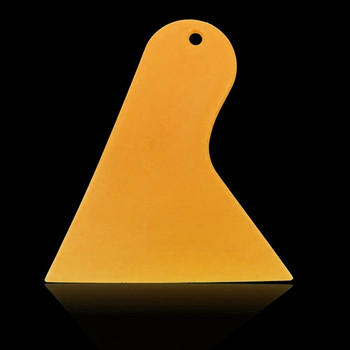 Εργαλείο καθαρισμού μάκτρου με αυτοκόλλητο κίτρινο πλαστικό κίτρινο αυτοκόλλητο φιλμ ξύστρου