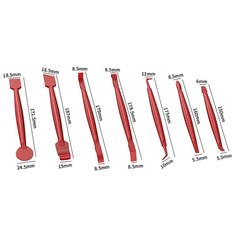 uus 7tk kaabitsatööriistad autotarvikud kaabits vinüülkile servade sulgemise tööriist auto kaabitsatööriistadele autotarvikud