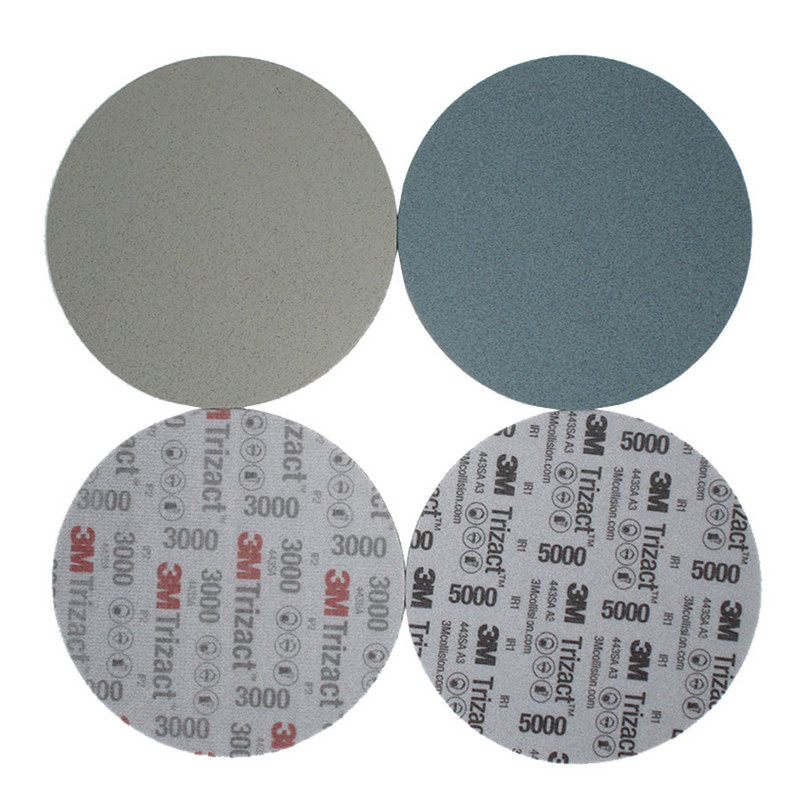 3M Trizact Pyramid Disc käsnliivapaber P3000 P5000 täppislihvimine 6"152mm autode autovärvi poleerimiseks