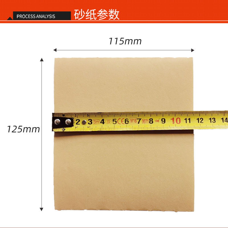 Mirka Burete Hârtie abrazivă Auriu Slefuire uscată Piele de nisip ruptă de mână Chit de mașină Feronerie Deruginire Lustruire antică