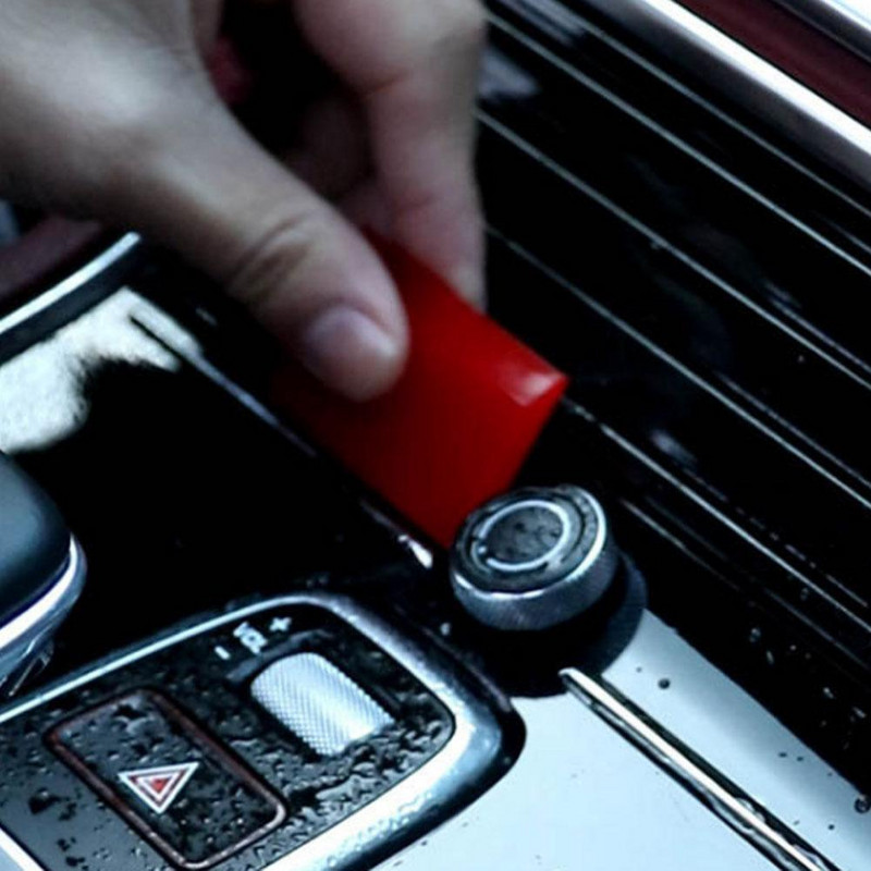 1 tk Sinine kaabits, pehme kummist kaabits Tint Tööriist Klaasi Veepuhasti Auto Stiili kleebis Aksessuaarid Akende kile kaardi kaabits