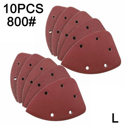 10 TK BOSCH PSM 100A alumiiniumoksiidhiire lihvimislehed Orbitaallihvija Detailid Palmipadjad Kettad Liivapaber Abrasiivpaber