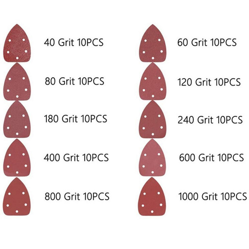 10 TK BOSCH PSM 100A alumiiniumoksiidhiire lihvimislehed Orbitaallihvija Detailid Palmipadjad Kettad Liivapaber Abrasiivpaber