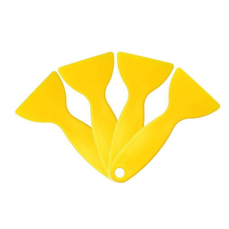 Film de vinil înveliș galben folii de plastic pentru curățare racletă pentru îndepărtarea bulelor de aer, autocolante, instrumente de instalare, racletă pentru stil auto auto