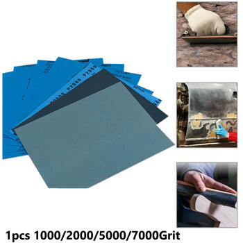 Sand Paper Sandpaper 1000/2000/5000/7000 Grit Waterproof Paper Wet/Dry for Construction Automobile Wood Products and Machining
