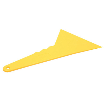 Plastikust kollane autoklaasi kleebise kaabitsa kaabitsa puhastustööriist