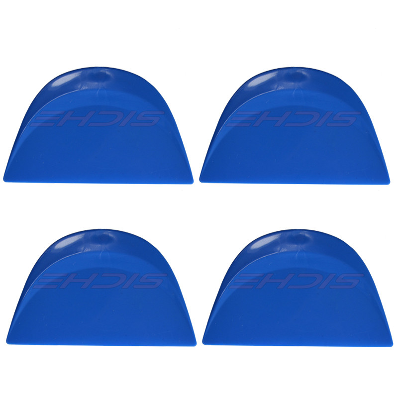 EHDIS 4 buc folie pentru mașină pentru ambalare racletă pentru spălare geamuri nuanțare racletă moale fibră de carbon autocolant spatulă instrumente pentru curățarea casei