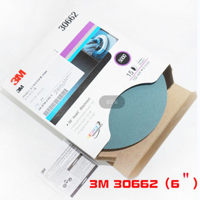 15 tk 3M Trizact vaht 3/6 tolli ketasliivapaber 02085 02087 30662 isekleepuv 3000-5000 karedusega autovärvi pinna poleerimine
