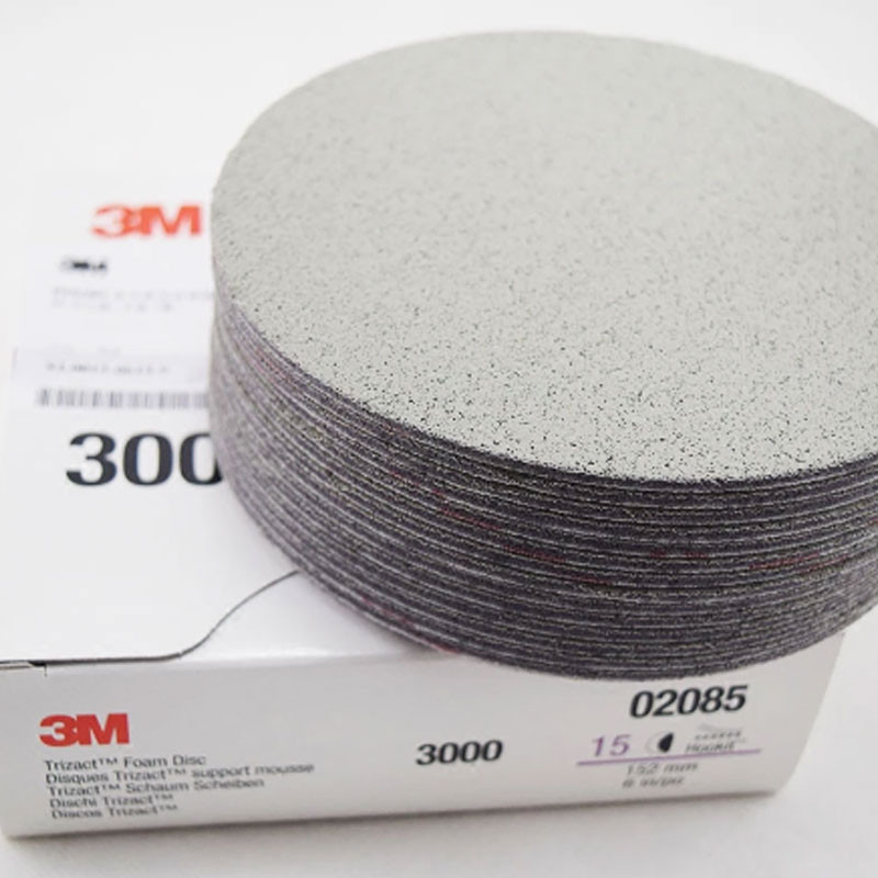 15 tk 3M Trizact vaht 3/6 tolli ketasliivapaber 02085 02087 30662 isekleepuv 3000-5000 karedusega autovärvi pinna poleerimine