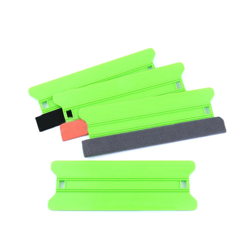 21 cm Carbon φιλμ βινυλίου περιτυλίγματος τσόχα μάκτρα χωρίς γρατσουνιές Ξύστρα Εργαλεία καθαρισμού τζαμιών βαμμένο τζάμι Αξεσουάρ αυτοκινήτου πλύσης