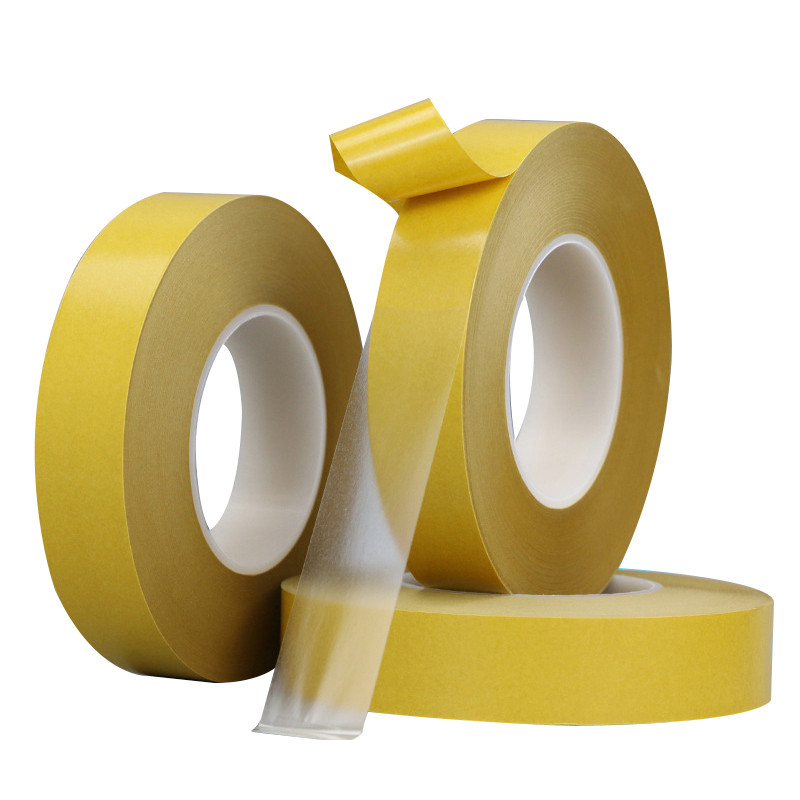 50M magas hőmérsékletnek ellenálló PET nyom nélkül átlátszó, erős kétoldalas ragasztószalag