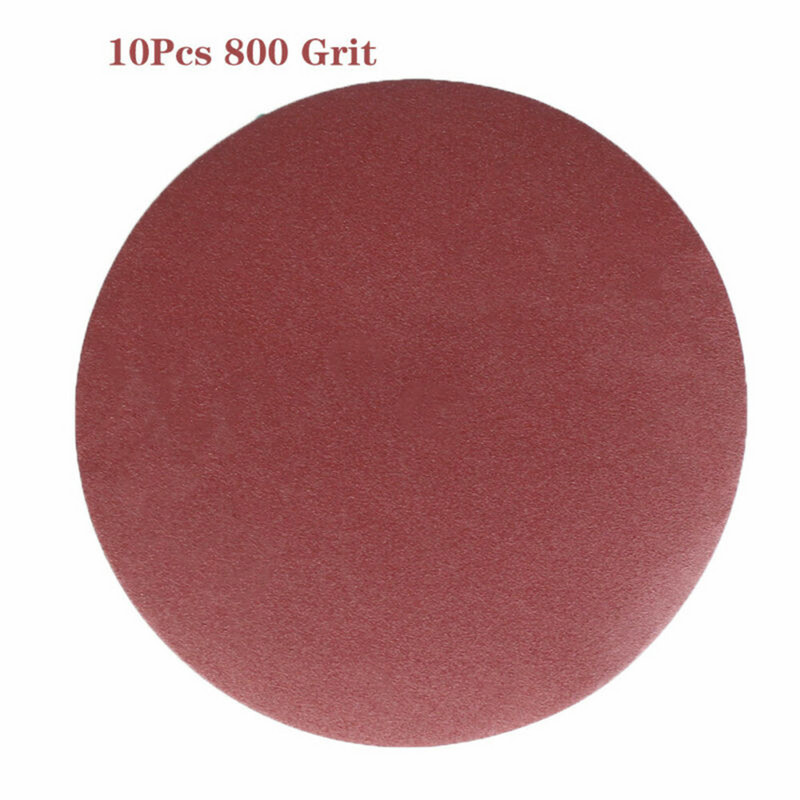 10 tk 5 tolli / 125 mm 40-2000 grit ümmarguse kujuga ketas liivalehed liivapaberi poleerimine                                       