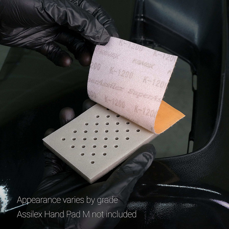 Super Assilexi painduvad lihvimislehed Job-PAK, valik K240-K3000, U191-150A, 25 lehte