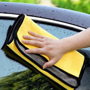 Πετσέτα μικροϊνών με λεπτομέρεια αυτοκινήτου υψηλής ποιότητας για καθαρισμό αυτοκινήτου.