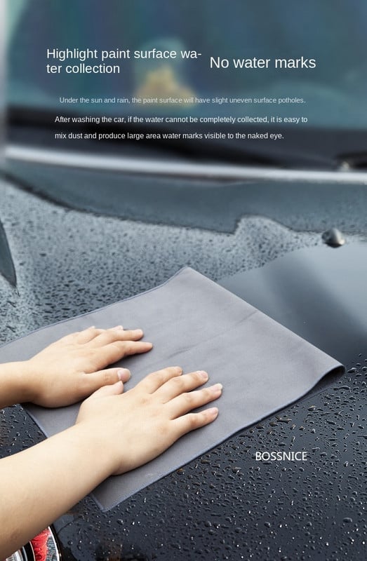 Itin sugeriantis automobilinis zomšinis ir koralinis aksominis rankšluostis dvipusis automobilių valymo šluostė Daugiafunkcis automobilių rankšluosčių priedai